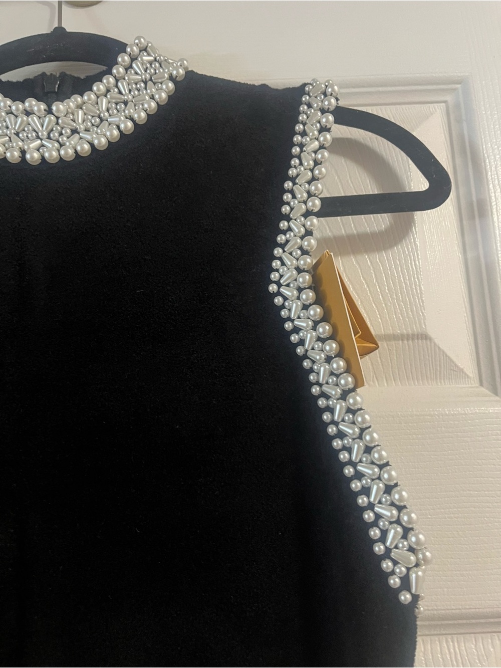 Sandro Black Beaded Dress - Picture 4 of 7